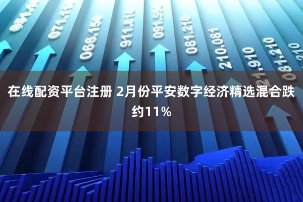 在线配资平台注册 2月份平安数字经济精选混合跌约11%